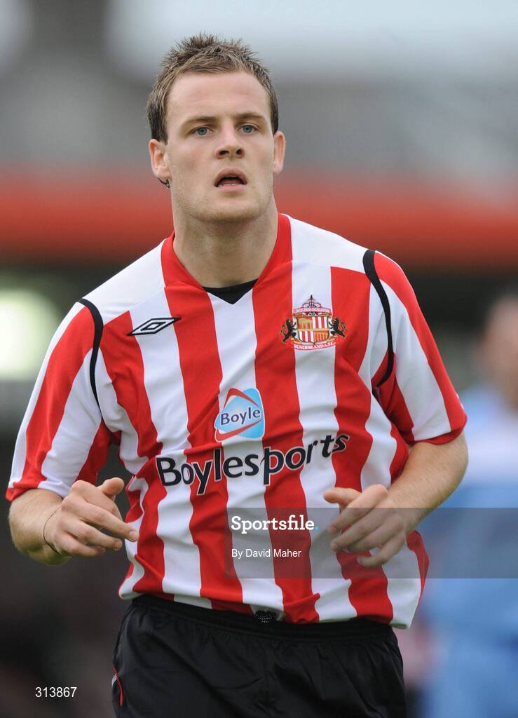 28 July 2008; Anthony Stokes, Sunderland. Pre-season friendly, Cobh Ramblers v Sunderland, Turners Cross, Cork. Picture credit: David Maher / SPORTSFILE