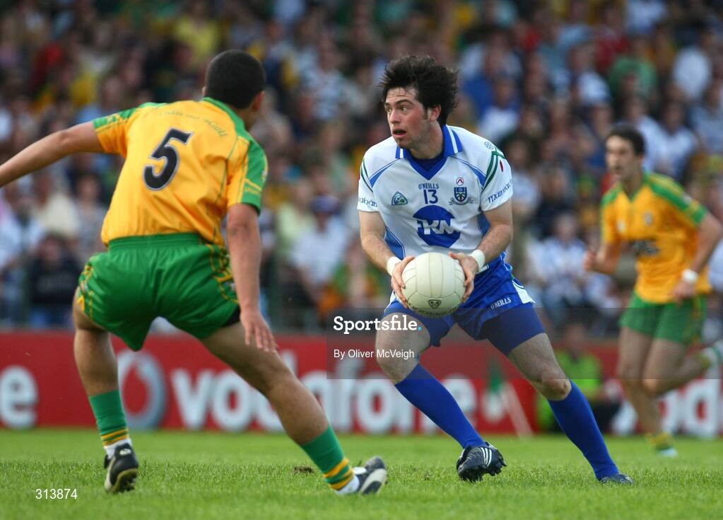24 July 2008; Ciaran Hanratty, Monaghan. GAA Football All-Ireland Senior Championship Qualifier - Rd 2, Donegal v Monaghan, Ballybofey, Co. Donegal. Picture credit: Oliver McVeigh / SPORTSFILE