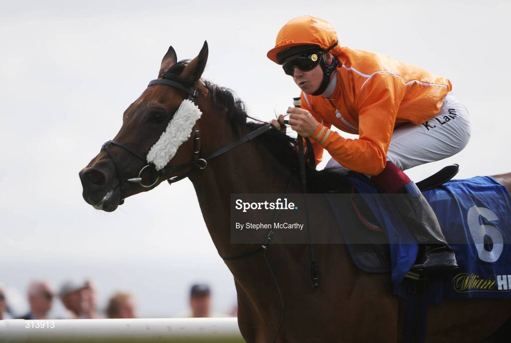 30 July 2008; Invincible Joe, with Keagan Latham up, on their way to winning the williamhillcasino.com Handicap. Galway Racing Festival, Ballybrit, Galway. Picture credit: Stephen McCarthy / SPORTSFILE