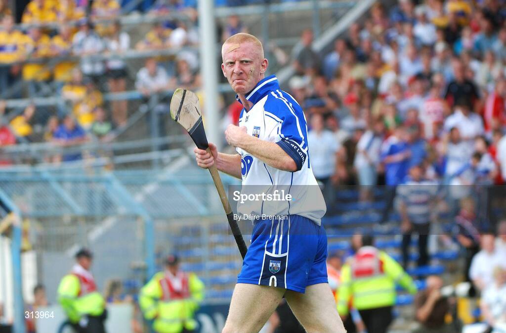 27 July 2008; John Mullane, Waterford, celebrates his side's victory. GAA Hurling All-Ireland Senior Championship Quarter-Final, Wexford v Waterford, Semple Stadium, Thurles, Co. Tipperary. Picture credit: Dáire Brennan / SPORTSFILE