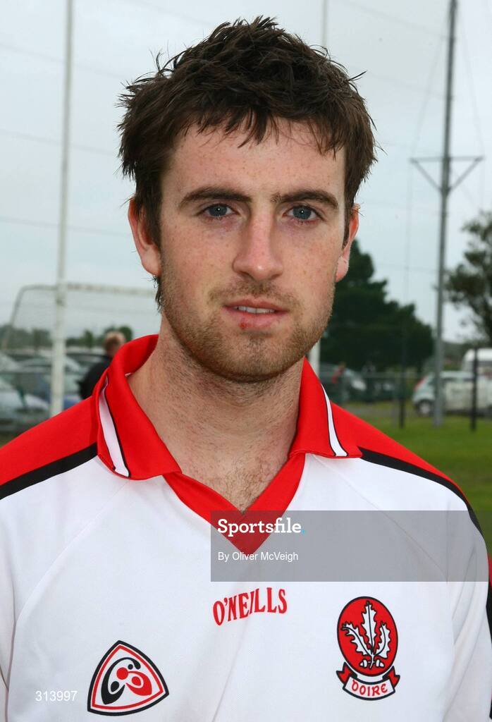 30 July 2008; Derry captain Mark Craig. Bord Gais Ulster U21 Hurling Championship Final, Down v Derry, Ballycran, Co. Down. Picture credit: Oliver McVeigh / SPORTSFILE