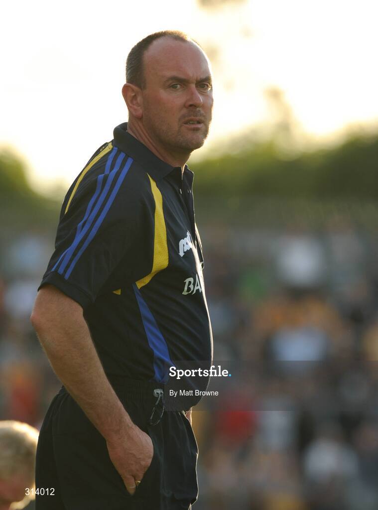 30 July 2008; Clare manager John Minogue. Bord Gais Munster GAA Hurling U21 Championship Final, Clare v Tipperary, Cusack Park, Ennis, Co. Clare. Picture credit: Matt Browne / SPORTSFILE