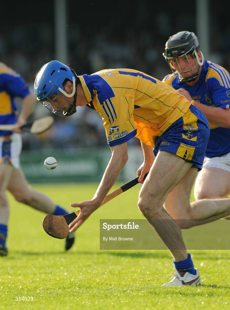 30 July 2008; Darach Honan, Clare. Bord Gais Munster GAA Hurling U21 Championship Final, Clare v Tipperary, Cusack Park, Ennis, Co. Clare. Picture credit: Matt Browne / SPORTSFILE