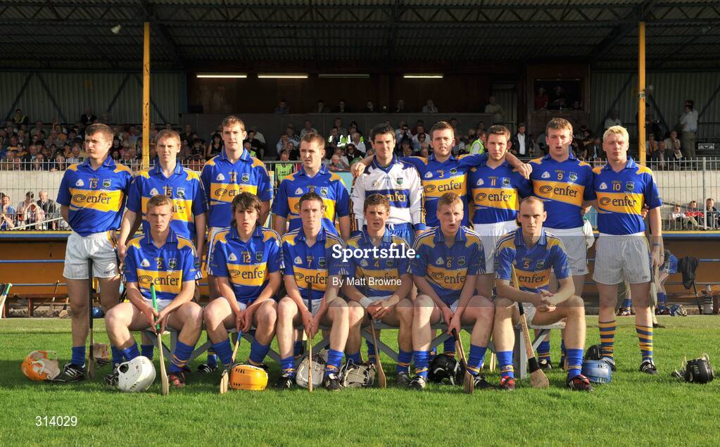 30 July 2008; The Tipperary team. Bord Gais Munster GAA Hurling U21 Championship Final, Clare v Tipperary, Cusack Park, Ennis, Co. Clare. Picture credit: Matt Browne / SPORTSFILE