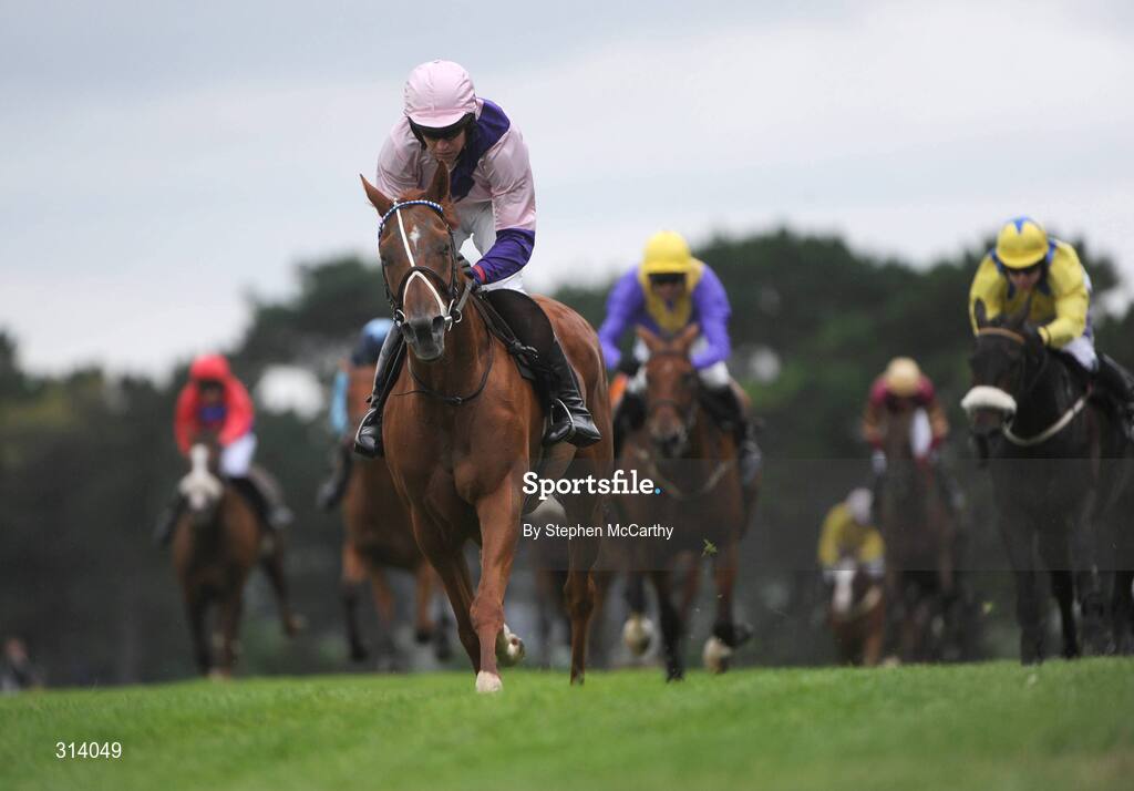 31 July 2008; Tasman, with Barry Geraghty up, on their way to winning the Guinness Beginners Chase. Galway Racing Festival, Ballybrit, Co. Galway. Picture credit: Stephen McCarthy / SPORTSFILE