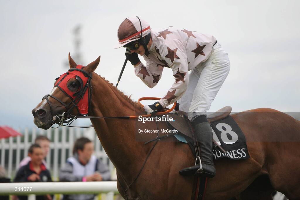 31 July 2008; Indian Pace, with Paul Townend up, after winning the Guinness Galway Hurdle Handicap. Galway Racing Festival - Thursday, Ballybrit, Co. Galway. Picture credit: Stephen McCarthy / SPORTSFILE