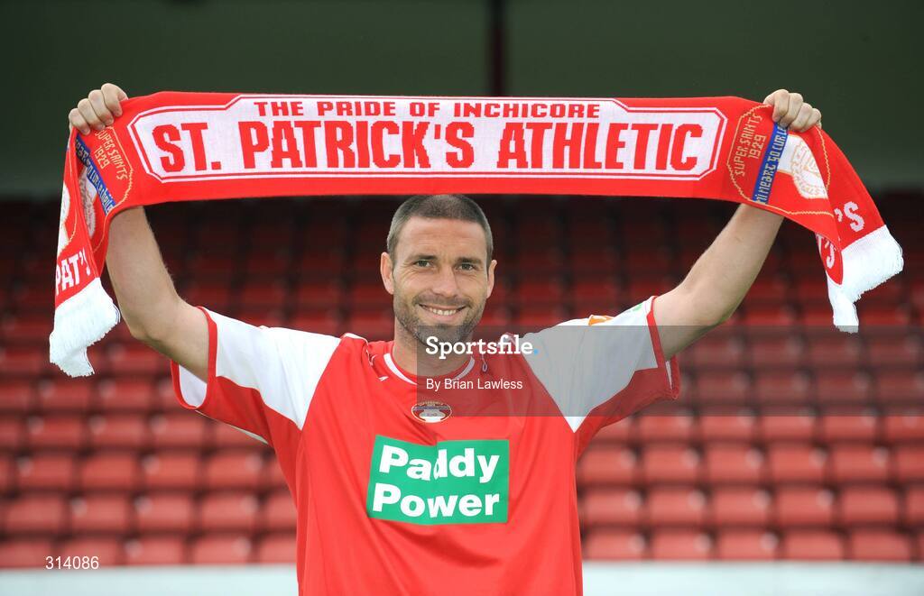 31 July 2008; St. Patrick's Athletic new signing John Murphy. Richmond Park, Dublin. Picture credit: Brian Lawless / SPORTSFILE
