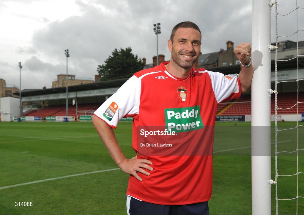 31 July 2008; St. Patrick's Athletic new signing John Murphy. Richmond Park, Dublin. Picture credit: Brian Lawless / SPORTSFILE