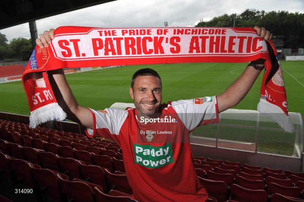 31 July 2008; St. Patrick's Athletic new signing John Murphy. Richmond Park, Dublin. Picture credit: Brian Lawless / SPORTSFILE