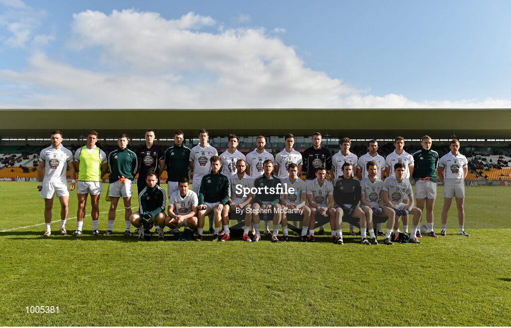 6 June 2015; The Kildare squad. Leinster GAA Football Senior Championship Quarter-Final, Kildare v Laois. O'Connor Park, Tullamore, Co. Offaly. Picture credit: Stephen McCarthy / SPORTSFILE