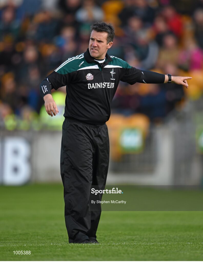 6 June 2015; Kildare manager Jason Ryan. Leinster GAA Football Senior Championship Quarter-Final, Kildare v Laois. O'Connor Park, Tullamore, Co. Offaly. Picture credit: Stephen McCarthy / SPORTSFILE