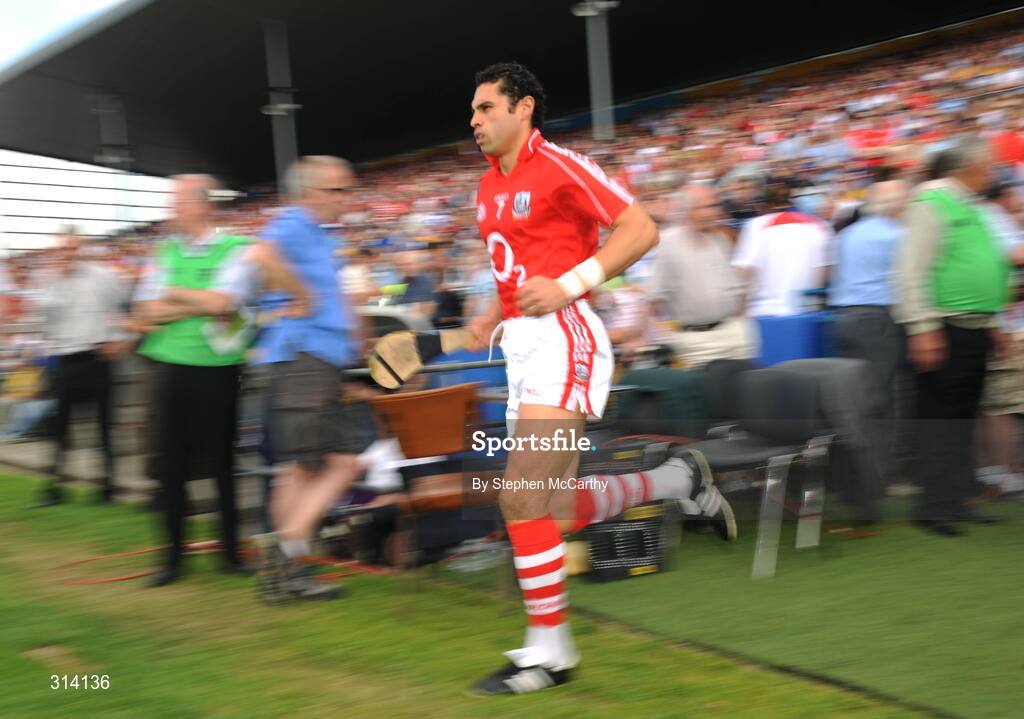 27 July 2008; Sean Og O hAilpin, Cork. GAA Hurling All-Ireland Senior Championship Quarter-Final, Clare v Cork, Semple Stadium, Thurles, Co. Tipperary. Picture credit: Stephen McCarthy / SPORTSFILE