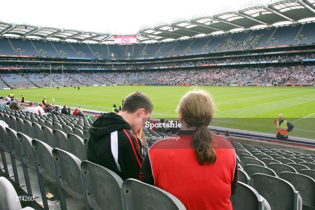 2 August 2008; A general view of Croke Park with a very small crowd for the All Ireland qualifers. All-Ireland Senior Football Championship Qualifier, Round 3, Tyrone v Mayo, Croke Park, Dublin. Picture credit: Oliver McVeigh / SPORTSFILE
