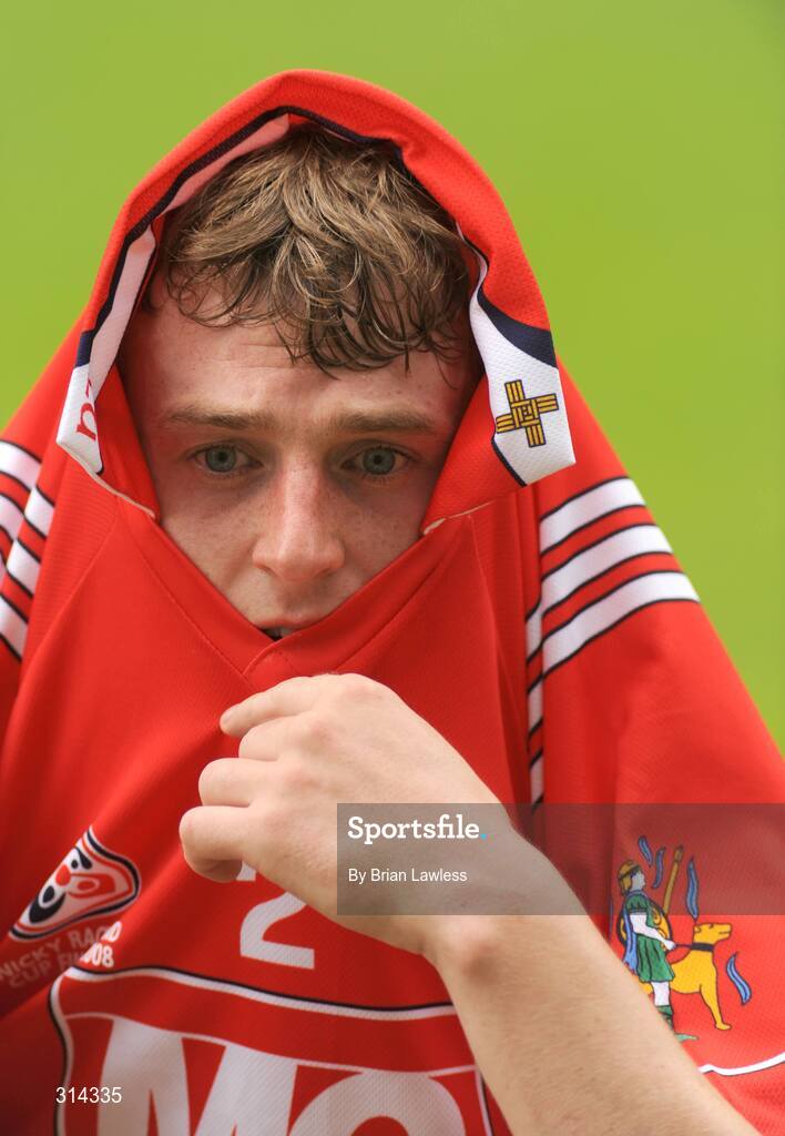 3 August 2008; Louth's Conor Kerrigan after defeat. Nicky Rackard Cup Final, Louth v Sligo, Croke Park, Dublin. Picture credit: Brian Lawless / SPORTSFILE
