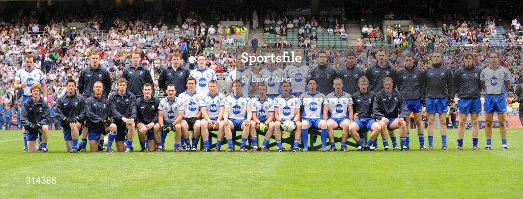 3 August 2008; The Monaghan squad. All-Ireland Senior Football Championship Qualifier, Round 3, Kerry v Monaghan, Croke Park, Dublin. Picture credit: David Maher / SPORTSFILE
