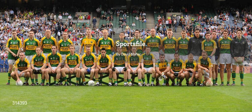 3 August 2008; The Kerry squad. All-Ireland Senior Football Championship Qualifier, Round 3, Kerry v Monaghan, Croke Park, Dublin. Picture credit: David Maher / SPORTSFILE