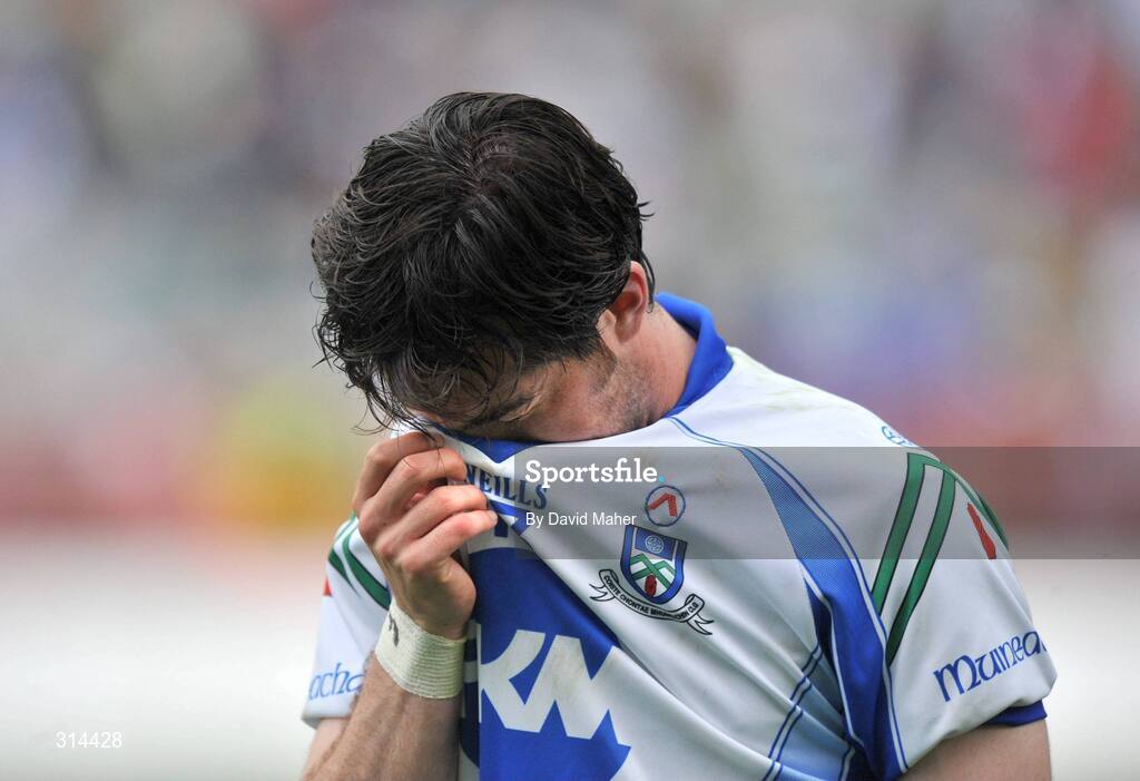 3 August 2008; A disappointed Ciaran Hanratty, Monaghan at the end of the game. All-Ireland Senior Football Championship Qualifier, Round 3, Kerry v Monaghan, Croke Park, Dublin. Picture credit:David Maher / SPORTSFILE