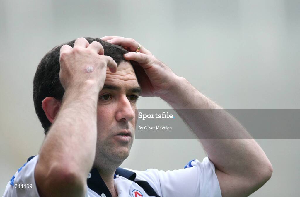 3 August 2008; Monaghan manager Seamus McEnaney, All-Ireland Senior Football Championship Qualifier, Round 3, Kerry v Monaghan, Croke Park, Dublin. Picture credit: Oliver McVeigh / SPORTSFILE