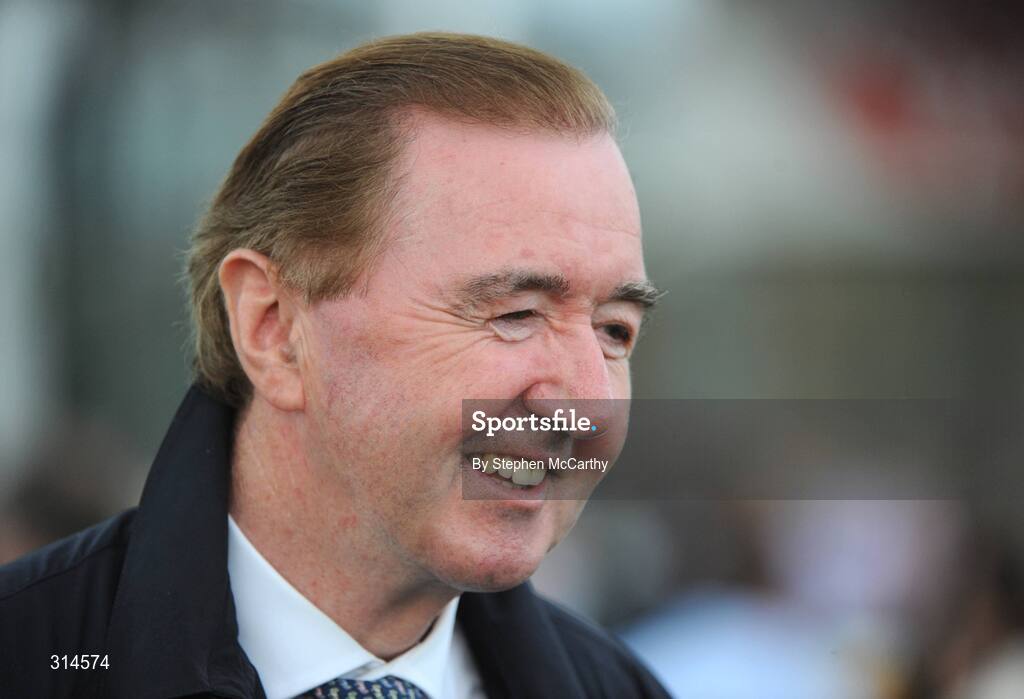 28 July 2008; Trainer Dermot Weld during the opening day of the Galway Racing Festival. Galway Racing Fesitval - Monday, Ballybrit, Galway. Picture credit: Stephen McCarthy / SPORTSFILE