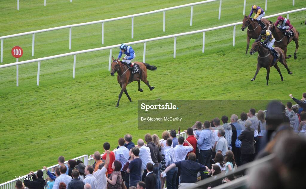 28 July 2008; Ghimaar, with Pat Smullen up, races clear to win the GPT Van & Truck Rentals Handical. Galway Racing Fesitval - Monday, Ballybrit, Galway. Picture credit: Stephen McCarthy / SPORTSFILE