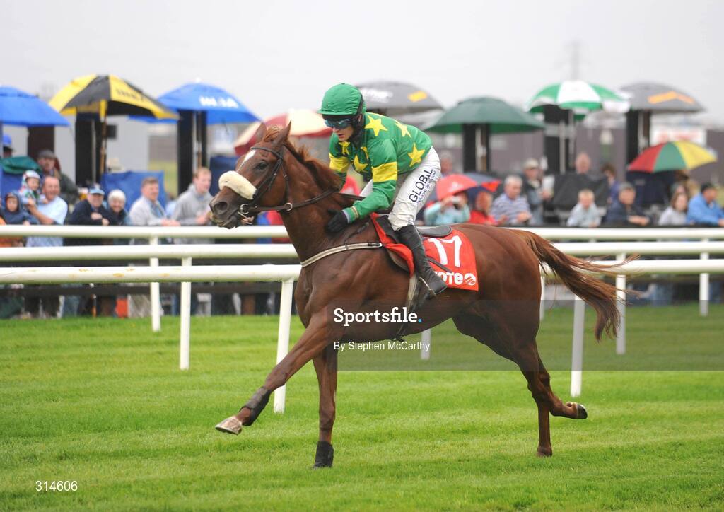 29 July 2008; Winterdown Star, with Thomas Ryan up, on their way to winning the Tote Placepot Races 1 to 6 Maiden Hurdle. Galway Racing Fesitval - Tuesday, Ballybrit, Galway. Picture credit: Stephen McCarthy / SPORTSFILE