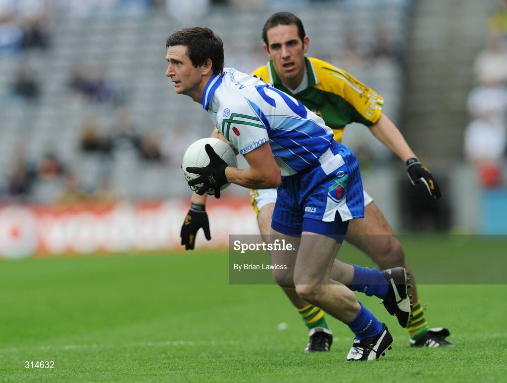 3 August 2008; Gary McQuaid, Monaghan, in action against Declan O'Sullivan, Kerry. All-Ireland Senior Football Championship Qualifier, Round 3, Kerry v Monaghan, Croke Park, Dublin. Picture credit: Brian Lawless / SPORTSFILE