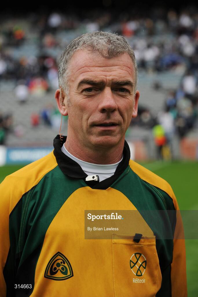 3 August 2008; Linesman Pat McEnaney. All-Ireland Senior Football Championship Qualifier, Round 3, Fermanagh v Kildare, Croke Park, Dublin. Picture credit: Brian Lawless / SPORTSFILE