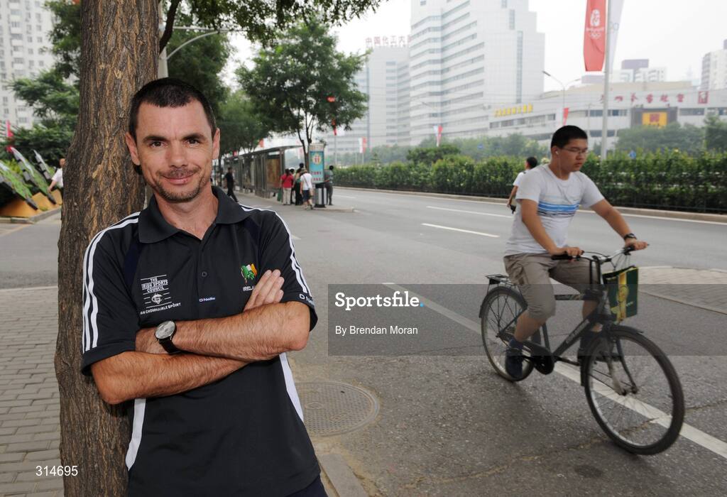 6 August 2008; Gary Keegan, Director of Technical Services at the Irish Institute of Sport. Beijing 2008 - Games of the XXIX Olympiad, Beijing, China. Picture credit: Brendan Moran / SPORTSFILE