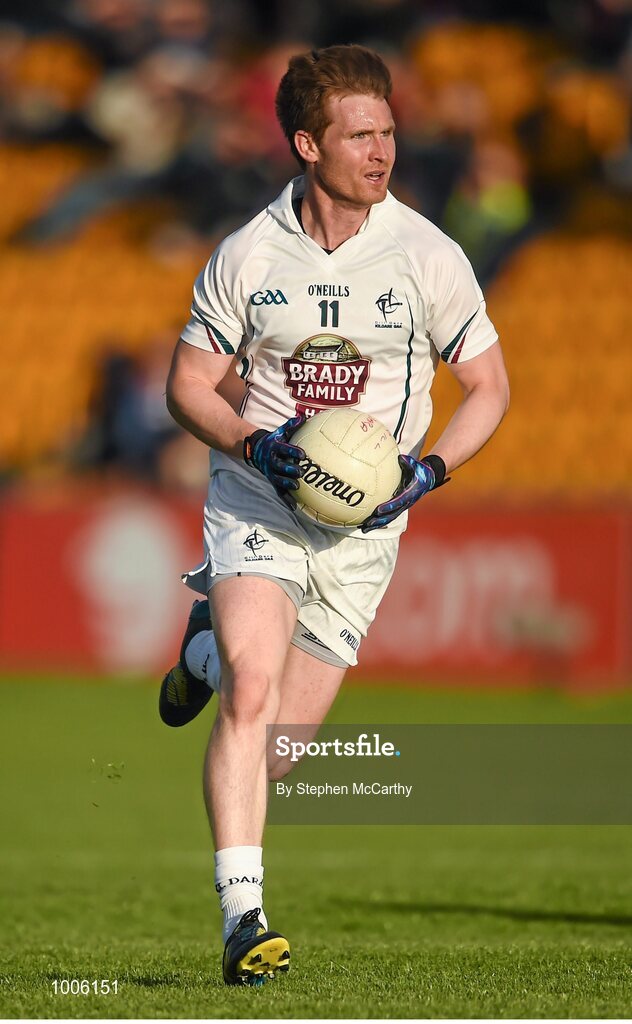 6 June 2015; Eoghan O'Flaherty, Kildare. Leinster GAA Football Senior Championship Quarter-Final, Kildare v Laois. O'Connor Park, Tullamore, Co. Offaly. Picture credit: Stephen McCarthy / SPORTSFILE