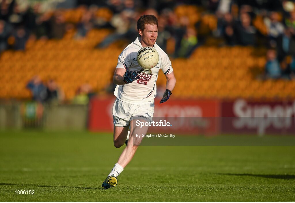 6 June 2015; Eoghan O'Flaherty, Kildare. Leinster GAA Football Senior Championship Quarter-Final, Kildare v Laois. O'Connor Park, Tullamore, Co. Offaly. Picture credit: Stephen McCarthy / SPORTSFILE