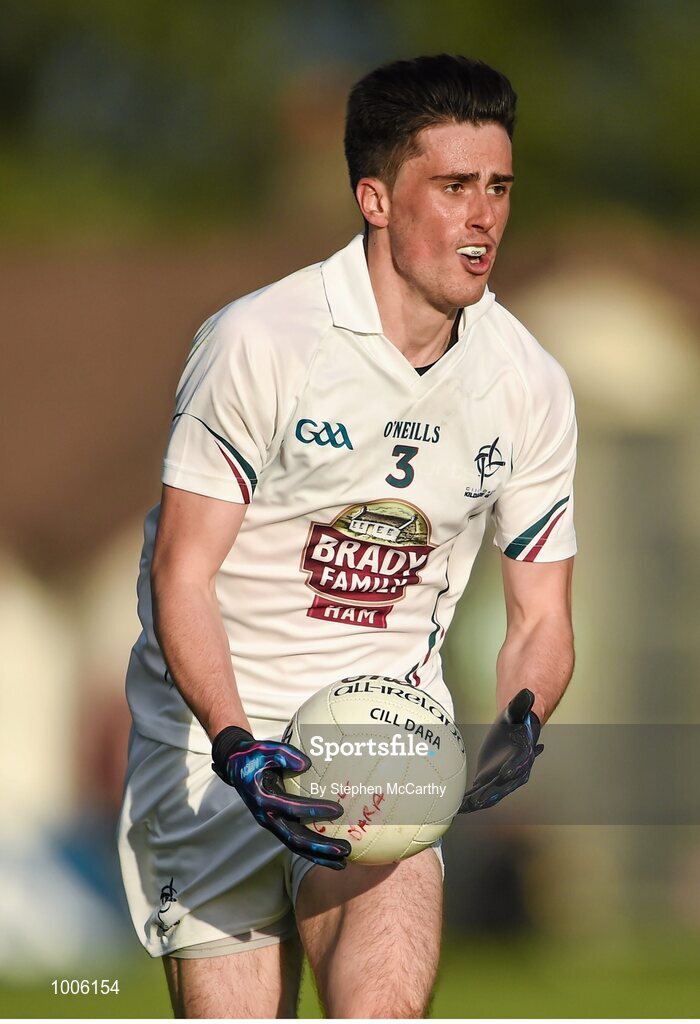 6 June 2015; Mick O'Grady, Kildare. Leinster GAA Football Senior Championship Quarter-Final, Kildare v Laois. O'Connor Park, Tullamore, Co. Offaly. Picture credit: Stephen McCarthy / SPORTSFILE