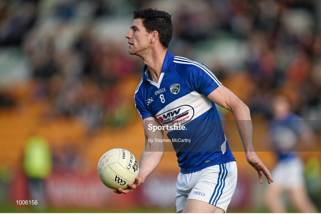 6 June 2015; Brendan Quigley, Laois. Leinster GAA Football Senior Championship Quarter-Final, Kildare v Laois. O'Connor Park, Tullamore, Co. Offaly. Picture credit: Stephen McCarthy / SPORTSFILE