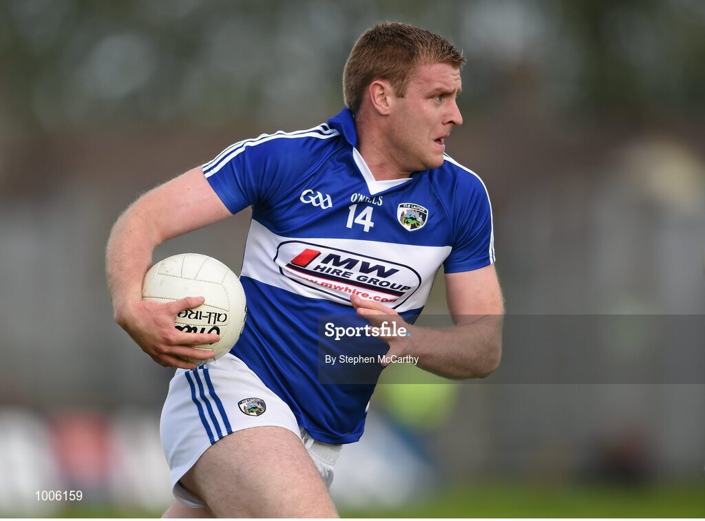 6 June 2015; Donal Kingston, Laois. Leinster GAA Football Senior Championship Quarter-Final, Kildare v Laois. O'Connor Park, Tullamore, Co. Offaly. Picture credit: Stephen McCarthy / SPORTSFILE