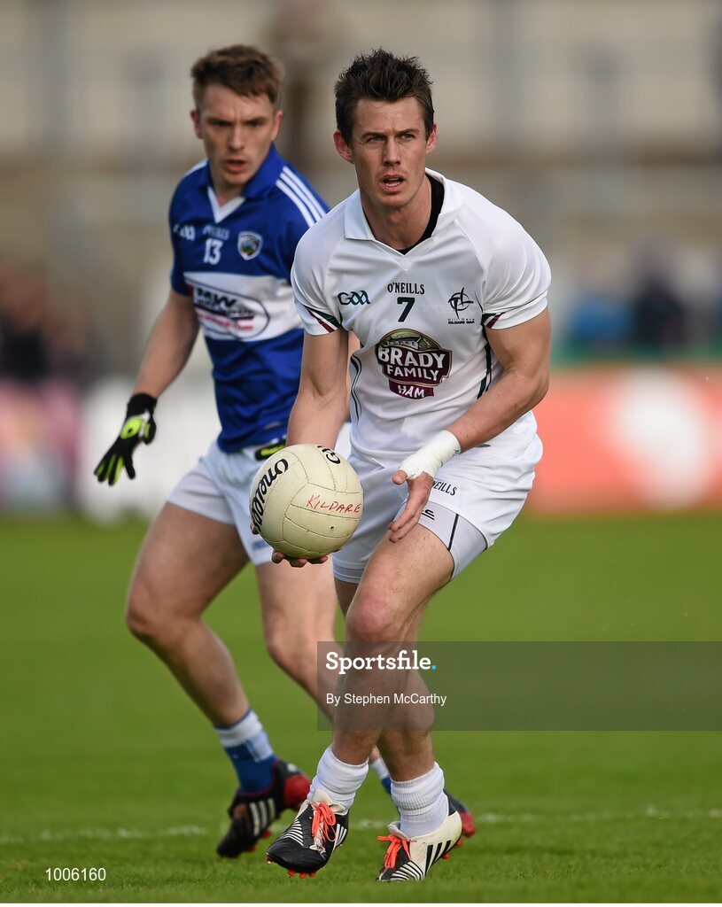 6 June 2015; Emmet Bolton, Kildare. Leinster GAA Football Senior Championship Quarter-Final, Kildare v Laois. O'Connor Park, Tullamore, Co. Offaly. Picture credit: Stephen McCarthy / SPORTSFILE