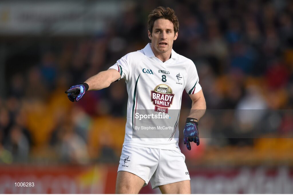 6 June 2015; Gary White, Kildare. Leinster GAA Football Senior Championship Quarter-Final, Kildare v Laois. O'Connor Park, Tullamore, Co. Offaly. Picture credit: Stephen McCarthy / SPORTSFILE