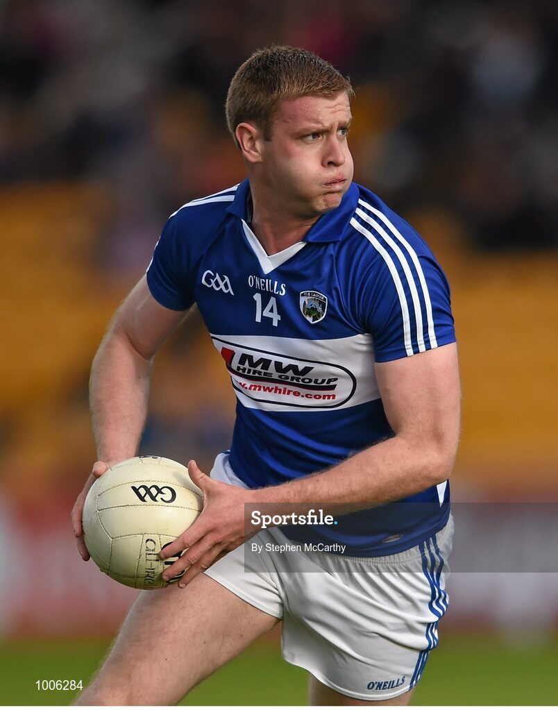 6 June 2015; Donal Kingston, Laois. Leinster GAA Football Senior Championship Quarter-Final, Kildare v Laois. O'Connor Park, Tullamore, Co. Offaly. Picture credit: Stephen McCarthy / SPORTSFILE
