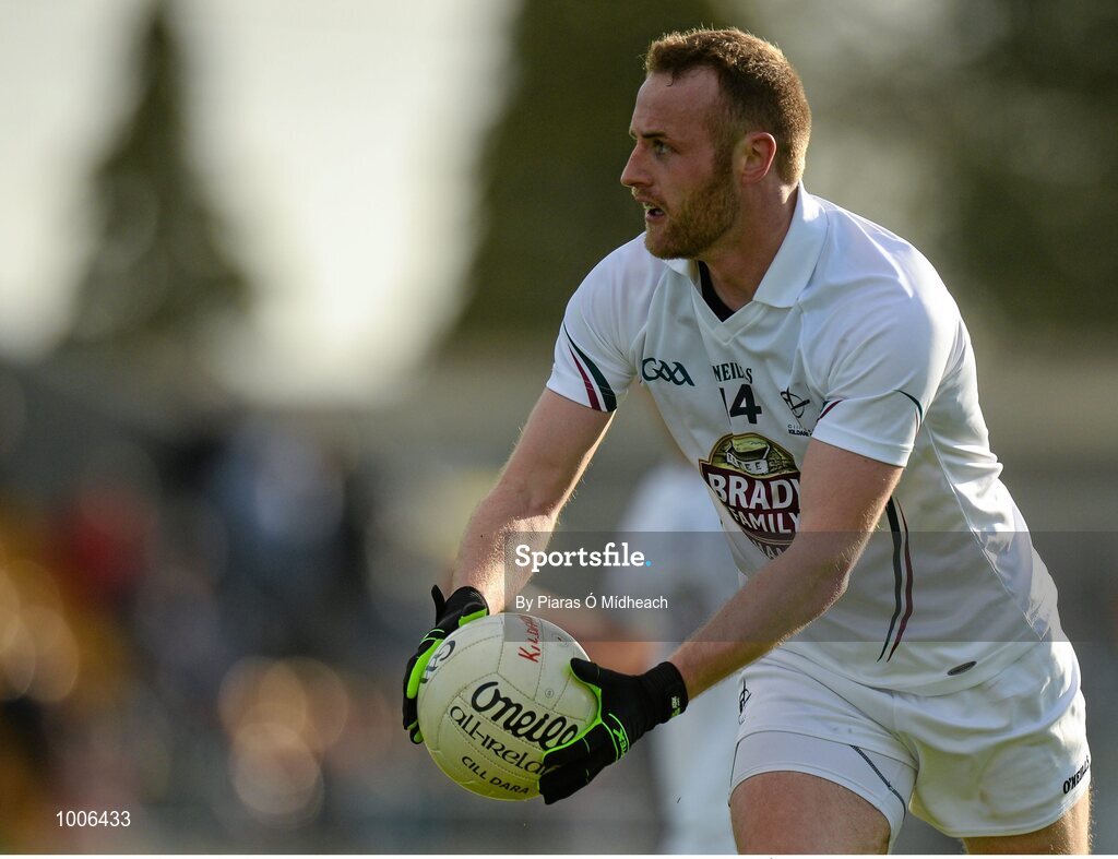 6 June 2015; Alan Smith, Kildare. Leinster GAA Football Senior Championship Quarter-Final, Kildare v Laois. O'Connor Park, Tullamore, Co. Offaly. Picture credit: Piaras Ó Mídheach / SPORTSFILE