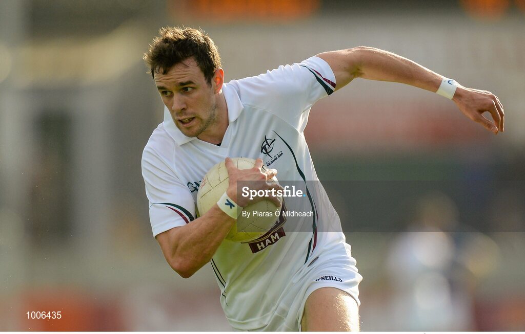 6 June 2015; Cathal McNally, Kildare. Leinster GAA Football Senior Championship Quarter-Final, Kildare v Laois. O'Connor Park, Tullamore, Co. Offaly. Picture credit: Piaras Ó Mídheach / SPORTSFILE