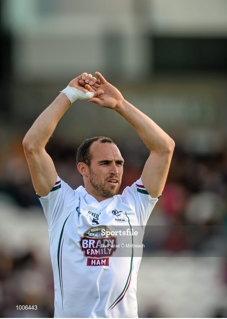 6 June 2015; Kevin Murnaghan, Kildare. Leinster GAA Football Senior Championship Quarter-Final, Kildare v Laois. O'Connor Park, Tullamore, Co. Offaly. Picture credit: Piaras Ó Mídheach / SPORTSFILE