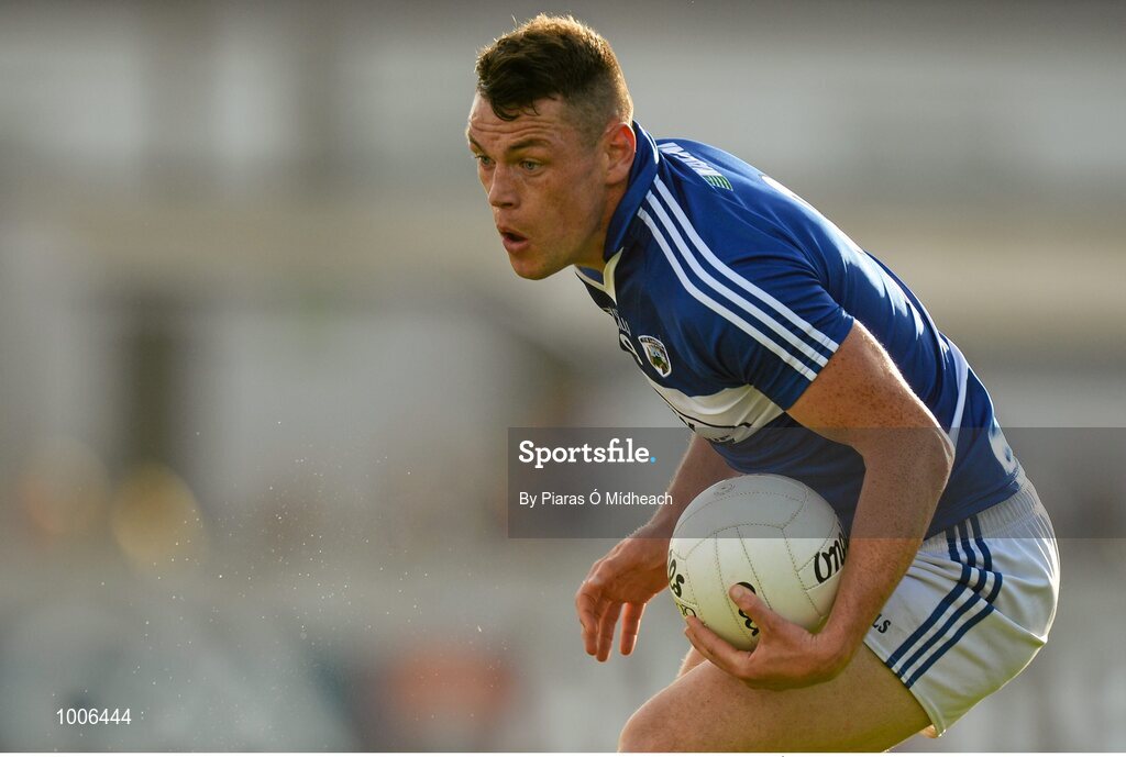 6 June 2015; John O'Loughlin, Laois. Leinster GAA Football Senior Championship Quarter-Final, Kildare v Laois. O'Connor Park, Tullamore, Co. Offaly. Picture credit: Piaras Ó Mídheach / SPORTSFILE