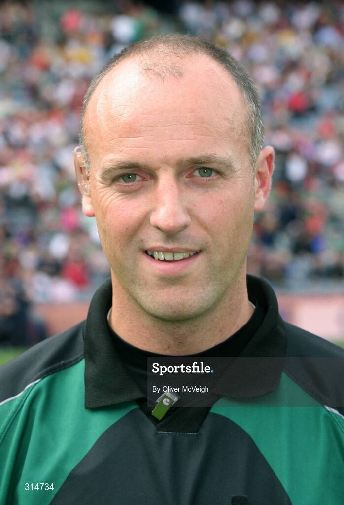 2 August 2008; Referee Cormac Reilly, Meath. All-Ireland Senior Football Championship Qualifier, Round 3, Tyrone v Mayo, Croke Park, Dublin. Picture credit: Oliver McVeigh / SPORTSFILE