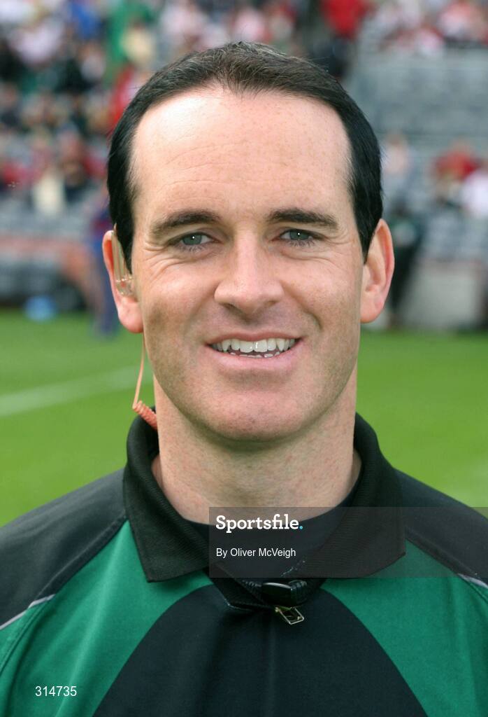 2 August 2008; Standby referee David Coldrick, Meath. All-Ireland Senior Football Championship Qualifier, Round 3, Tyrone v Mayo, Croke Park, Dublin. Picture credit: Oliver McVeigh / SPORTSFILE