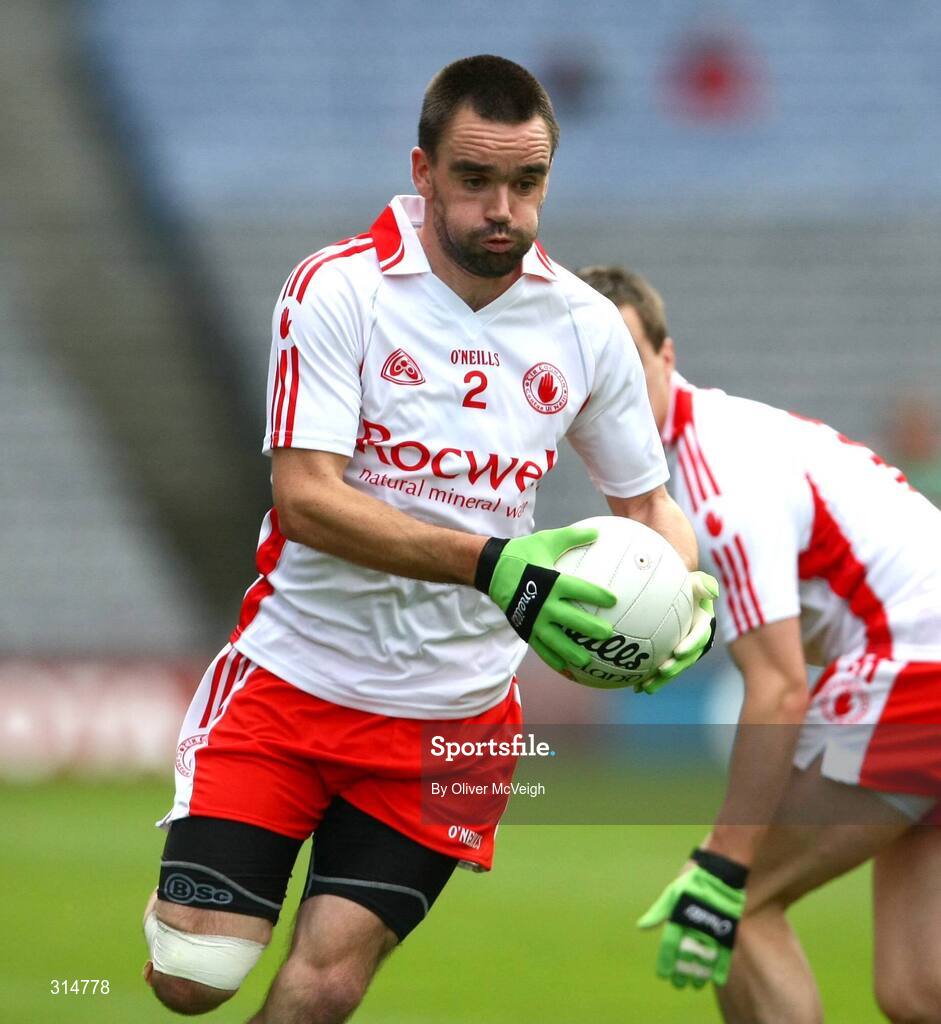 2 August 2008; Ryan McMenamin, Tyrone. All-Ireland Senior Football Championship Qualifier, Round 3, Tyrone v Mayo, Croke Park, Dublin. Picture credit: Oliver McVeigh / SPORTSFILE