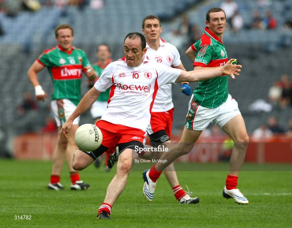 2 August 2008; Brian Dooher, Tyrone. All-Ireland Senior Football Championship Qualifier, Round 3, Tyrone v Mayo, Croke Park, Dublin. Picture credit: Oliver McVeigh / SPORTSFILE