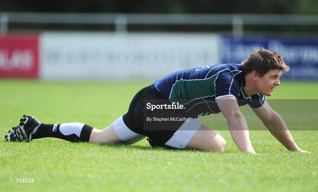 7 August 2008; Ireland's Brian O'Driscoll during squad training. Presentation Brothers College Sports Grounds, Dennehy's Cross, Cork. Picture credit: Stephen McCarthy / SPORTSFILE