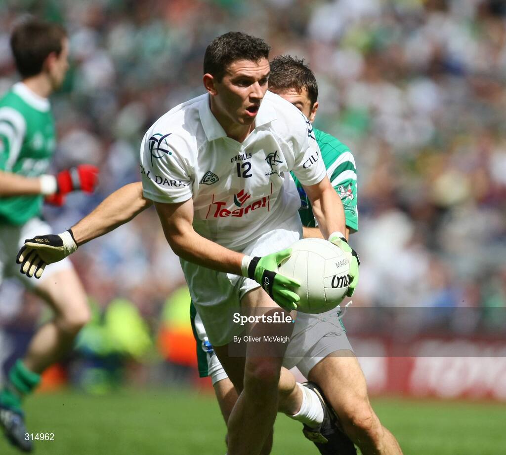 3 August 2008; Eamon Callaghan, Kildare. All-Ireland Senior Football Championship Qualifier, Round 3, Fermanagh v Kildare, Croke Park, Dublin. Picture credit: Oliver McVeigh / SPORTSFILE