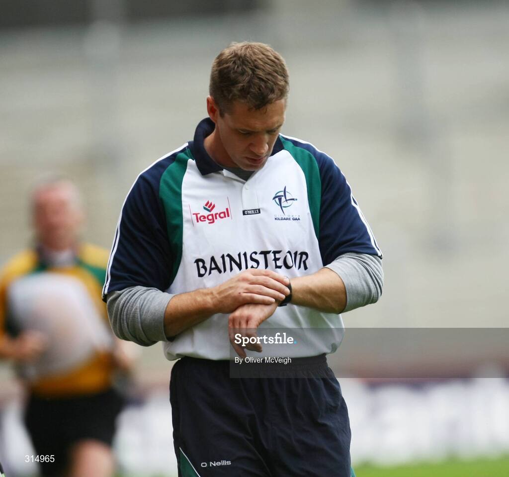 3 August 2008; Kildare manager Kieran McGeeney. All-Ireland Senior Football Championship Qualifier, Round 3, Fermanagh v Kildare, Croke Park, Dublin. Picture credit: Oliver McVeigh / SPORTSFILE