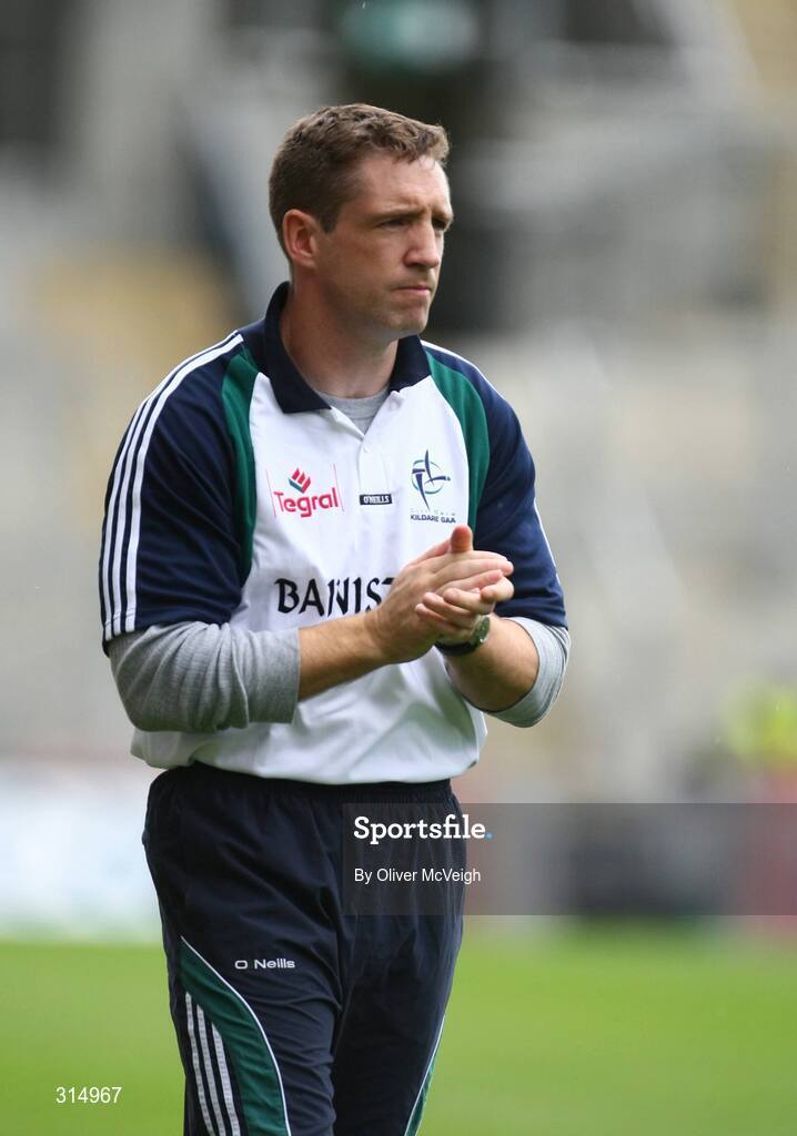 3 August 2008; Kildare manager Kieran McGeeney. All-Ireland Senior Football Championship Qualifier, Round 3, Fermanagh v Kildare, Croke Park, Dublin. Picture credit: Oliver McVeigh / SPORTSFILE