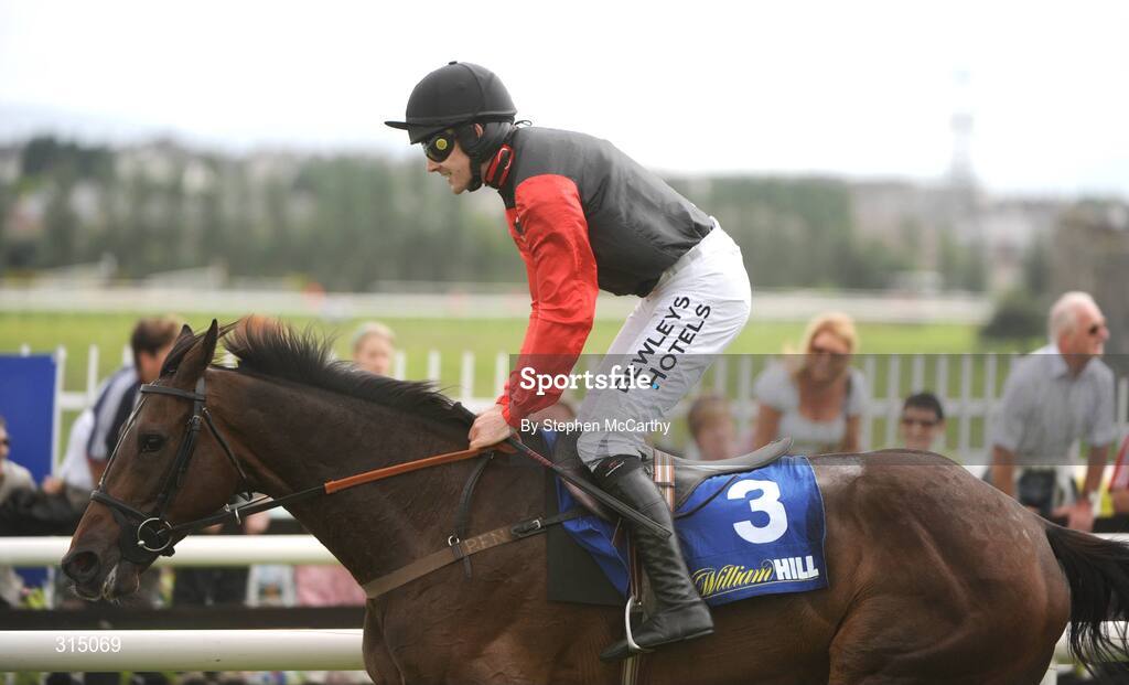 30 July 2008; Jockey Ruby Walsh after winning the William Hill Galway Plate onboard Oslot. Galway Racing Festival - Wednesday, Ballybrit, Galway. Picture credit: Stephen McCarthy / SPORTSFILE