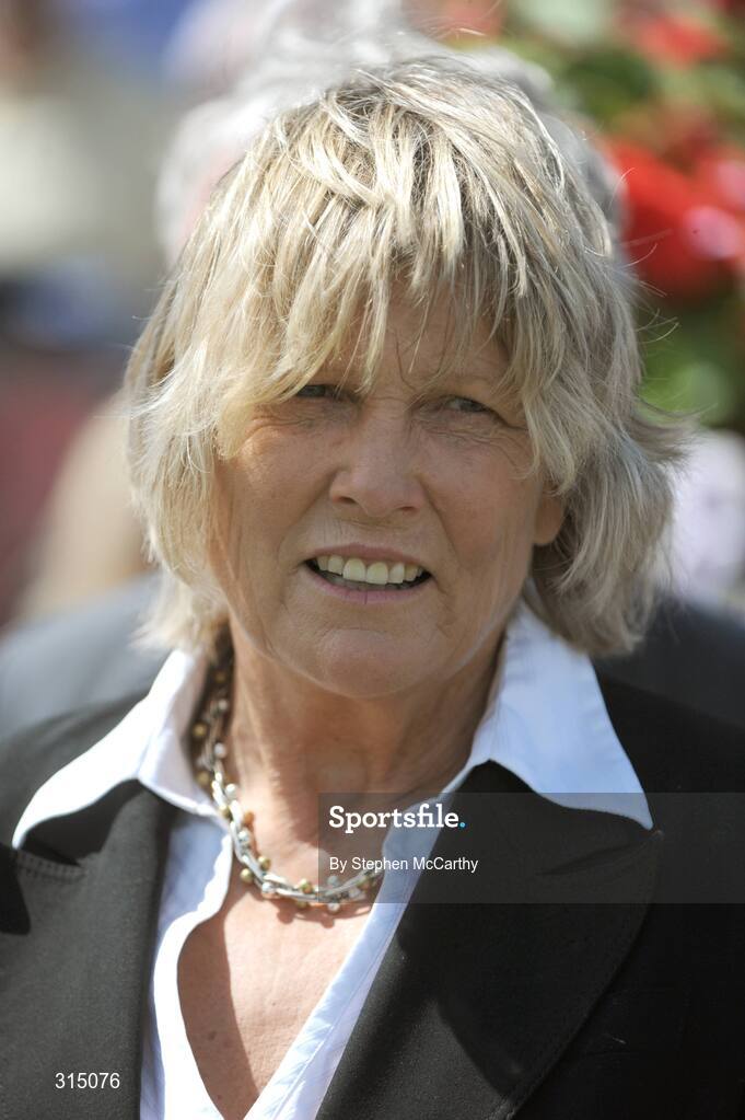 30 July 2008; Trainer Jessica Harrington during the third day of the Galway Racing Festival. Galway Racing Festival - Wednesday, Ballybrit, Galway. Picture credit: Stephen McCarthy / SPORTSFILE